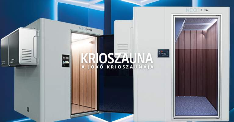 A legújabb és legkorszerűbb krioszauna a Krio Centrumban – ismerd meg a NEO LUNA-t!